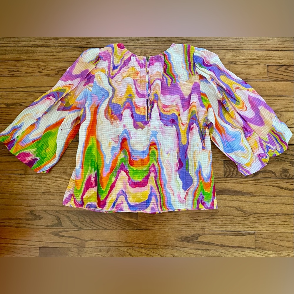 Marie Oliver Harly Pastel Marble Top Style 1H7-177-212B Women’s Small NEW W TAGS - Picture 6 of 7